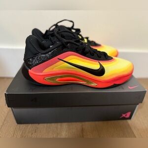 Nike Mens Fiery Gradient Hoops - Black Hyper Blaze Brand New in Box